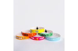 China Make Your Event Stand Out with Customizable PVC Wristbands Heat Transfer Printing supplier