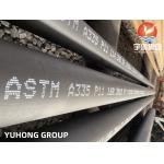 Alloy Steel Seamless Tubes,ASTM A335 P11,P22, P5, P9, ASTM A335 P91 Black painting,Beveled for sale