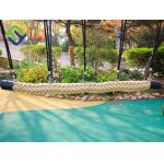 Hemp Color Playground Swing Bridge 150mmx2.5m Polyester Rope For Kids for sale