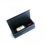 Custom Made Hard Cardboard Wine Box Paper Wine Bottle Glass Gift Folding for sale