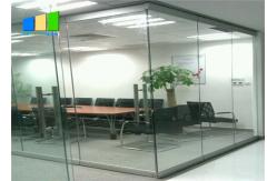 China Folding Glass Partition Accessories Frameless Aluminium Glass Partition For Bathroom supplier
