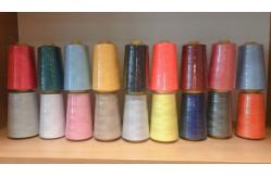 China Eco-Friendly Dyed Pattern TFO Sewing Polyester Thread 20S/3 3000M supplier