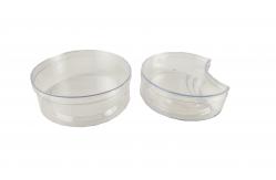 China Transparent Customized Size Acrylic box Containers 19.5*13*6.5cm supplier