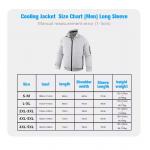 4XL Knitted Air Conditioned Shirts Breathable Ac Cooling Jacket