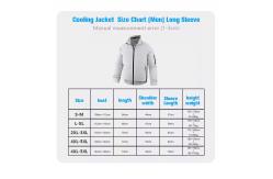 China 4XL Knitted Air Conditioned Shirts Breathable Ac Cooling Jacket supplier
