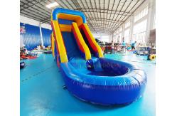 China ODM Toddler Bouncy Castle Inflatable Water Slide With Pool supplier