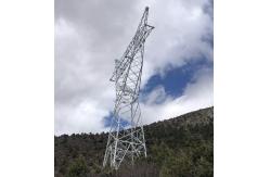 China 110 132kV 4 Legged Angular Steel Lattice Transmission Tower supplier