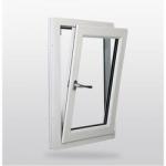 China European Style Double Glazed Tilt And Turn PVC Windows Customized Glass And Accessaries manufacturer