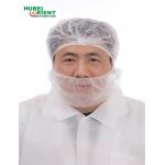 10gsm Disposable Breathable Non Woven Protective Beard Cover White for sale