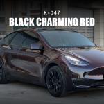 Black Charming Red TPU 7.5mil Color Paint Protection Film K-047 for Car for sale