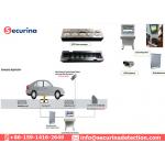 21in 24VDC Under Vehicle Screening System 100m With ALPR Camera for sale
