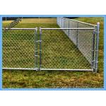 Green PVC Coated 2inch 6FT Chain Link Fence for Sportsground for sale