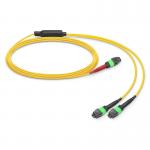 24 Cores Mtp Patch Cable Mpo Fiber Patch Cable SM OS2 With LSZH Out Jacket for sale