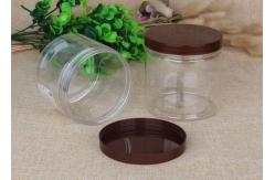 China Various Shape Clear Pet Jars With Colourful Cap For Nuts / Snack Packaging supplier