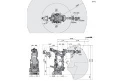 China Robots For Sell MG15HL Kawasaki Remote Control Robot Arm Handling supplier
