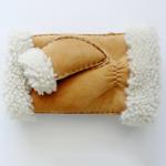 2019 New Style Fur winter sheepskin fingerless gloves