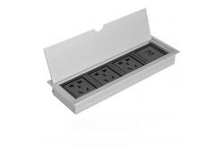 China Multimedia Conference Table Socket , 110V-240V Desktop Socket Information Box supplier