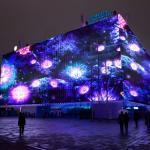 Drone Mapping 3D Facade Projector Hall Architecture Projective Texture Animation Curved for sale