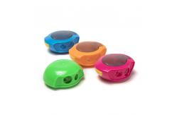 China UFO Double Hole Novelty Pencil Sharpener With Lid supplier