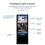 High Brightness Interactive Digital Signage Display 49 Inch For Banks