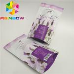 Heat Seal Zipper Cosmetic Bags , Aluminum Foil Face Mask Packaging For Skin Care for sale