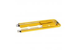 China 210CM 6CM Folding Scoop Stretcher Lightweight Foldable Stretcher ABS Handrails supplier