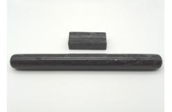 China Black Stone Rolling Pin Kitchen Eco Friendly With Marble Base Polished supplier