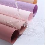 Flower Packaging Solution Waterproof Paper Sheet with Solid Plastic Cellophane Wrapping