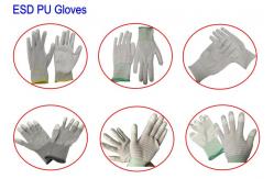 China Anti Static Cotton ESD Hand Gloves For Electronics Safety Inspection supplier