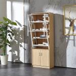 Metal Conversion Shelf E1 MDF Melamine Board Wooden Folding Dining Tables for sale