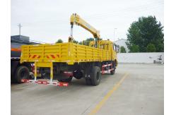 China Dongfeng 4x2 10ton Mobile Cargo Truck With GSQS Crane supplier