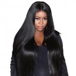 Double Weft Straight Virgin Human Hair Bundles 8A Grade Free Tangle No Shedding