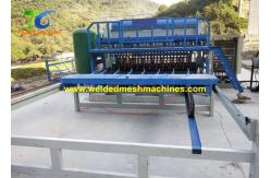 China 100mm Ribbed Reinforcing Mesh Welding Machine 3.3M Width PLC Control supplier
