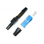 Multimode SC fiber optic cable connectors with Polished Fiber Ferrule