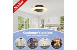 China Low Profile 24 Inch Bladeless LED Ceiling Fan For Kids Bedroom supplier