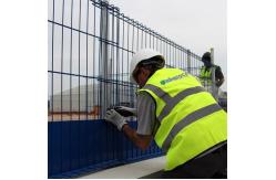 China Galvanized And Pvc Coated Double Horizontal Wire Mesh Fence 868 / 656 supplier
