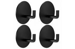 China Sturdy Stainless Steel Strong Adhesive Heavy Duty Waterproof Shower Hook Adhesive Wall Hooks supplier
