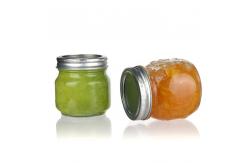 China ODM Canning Glass Mason Jars 300ml 500 Ml 1000ml With Metal Lid supplier