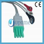 Mindray Telemetry 3 lead ecg cable with snap for sale
