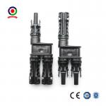 1500v Tinned Copper Terminal Connector For Pv Solar Series / Parallel Circuits 2 To 1 for sale