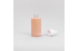 China Frosted 60ml PETG Dropper Bottle with White Rubber Head for Facial Serums supplier