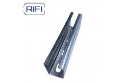 China Custom 2 Inch Galvanized C Channel 41x41 41x21 Gi Slotted Channel supplier