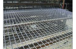 China SS304 Lock Crimped Woven Wire Mesh 12kg/Sqm Anti Vibration supplier