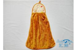 China Portable Microfiber Plush Fleece Hand Towel Super Soft For Household Drying supplier