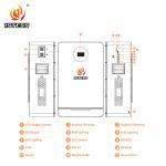 25.6V 200Ah 5.12kwh home energy storage battery Wall-Mounted Model Solar Energy Storage Battery system for sale