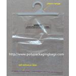 Professional Flexible Packaging Poly Bags With Hangers  / Custom Shopping Bags for sale