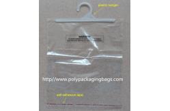 China OEM Self Adhesive Clothes Packaging Plastic Bag with Hook supplier