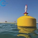 Yellow Marker Buoys In Water Marine Navigation Beacon Buoy Marine Navigation Markers for sale