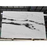 Black Veins White Marble Panda White Wall Flooring Stairs Natural Marble Stone Slab for sale