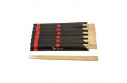 China Personalized disposable chopstick cover with half paper sleeve supplier